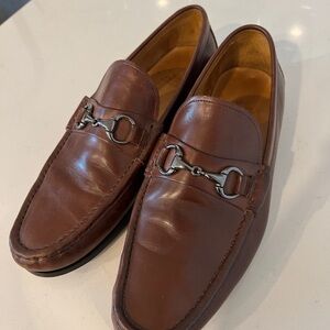 Peter Millar Leather Slip-On Loafers